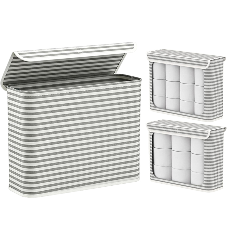 Storage Basket Fabric - 1pc Toilet Paper Storage Holder Foldable