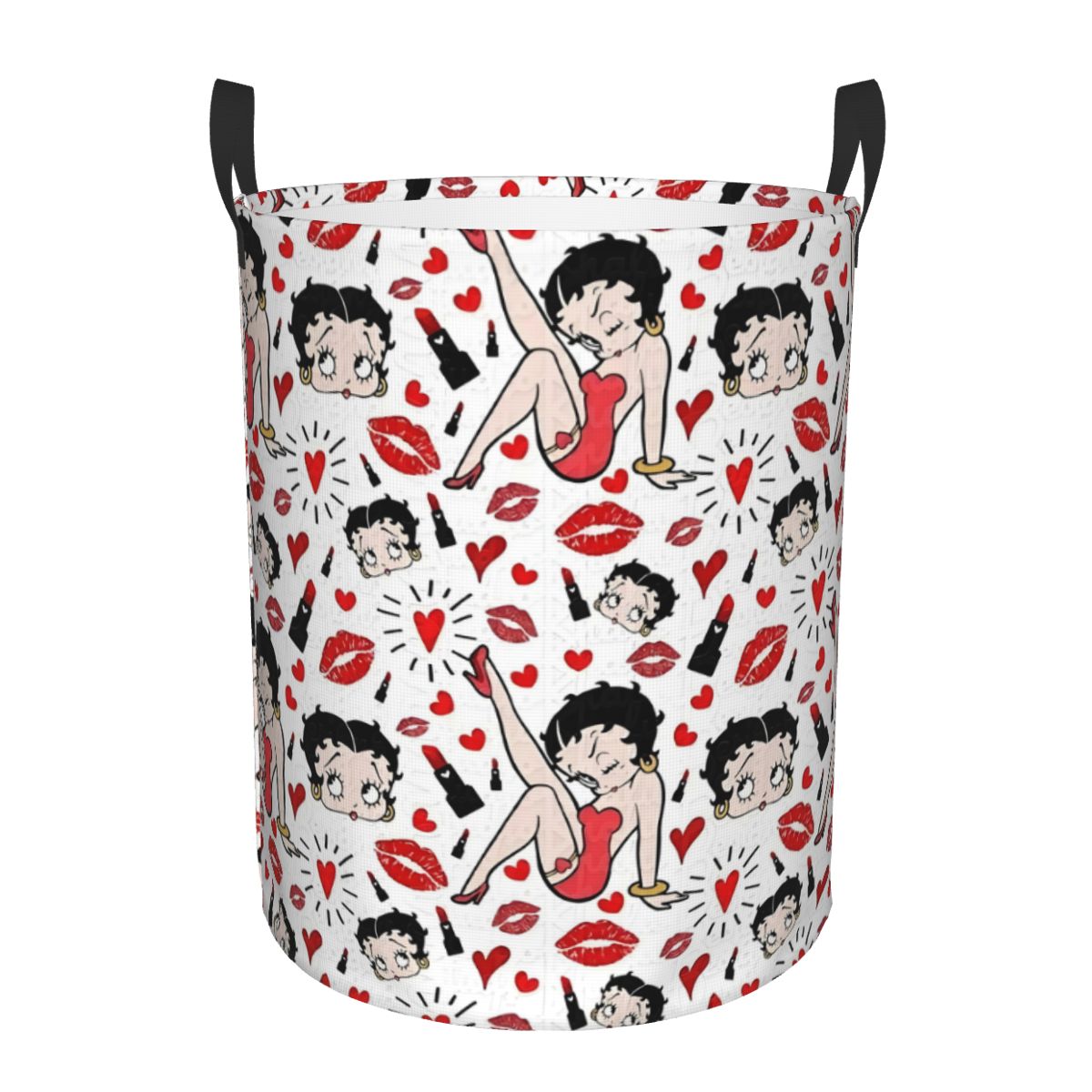 Baby Nursery Laundry Hamper - Cartoon Girl B-Boop Laundry Basket Collapsible