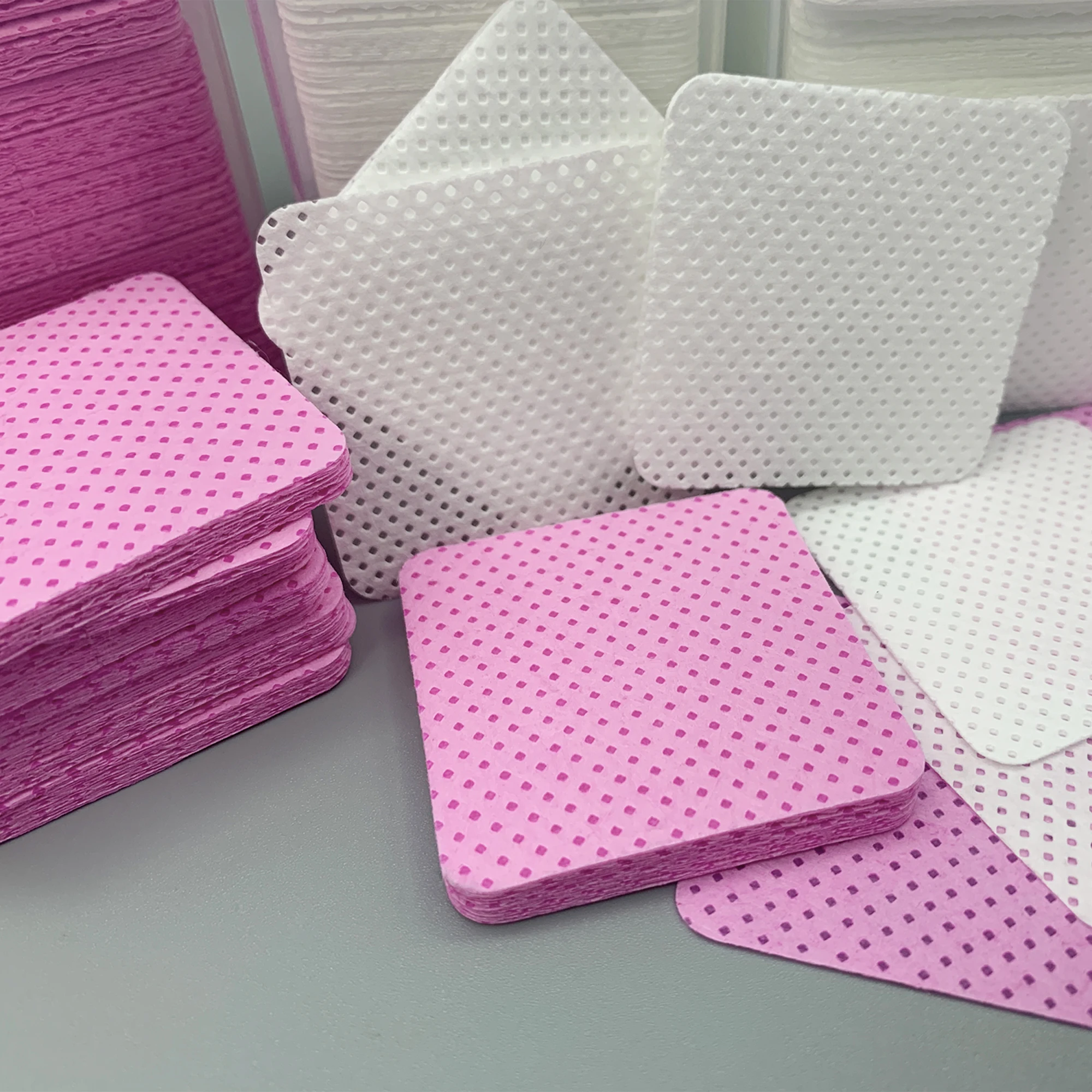 200Pcs/Box Lint Free Nail Wipe - огляд і ціна Storage Basket Fabric