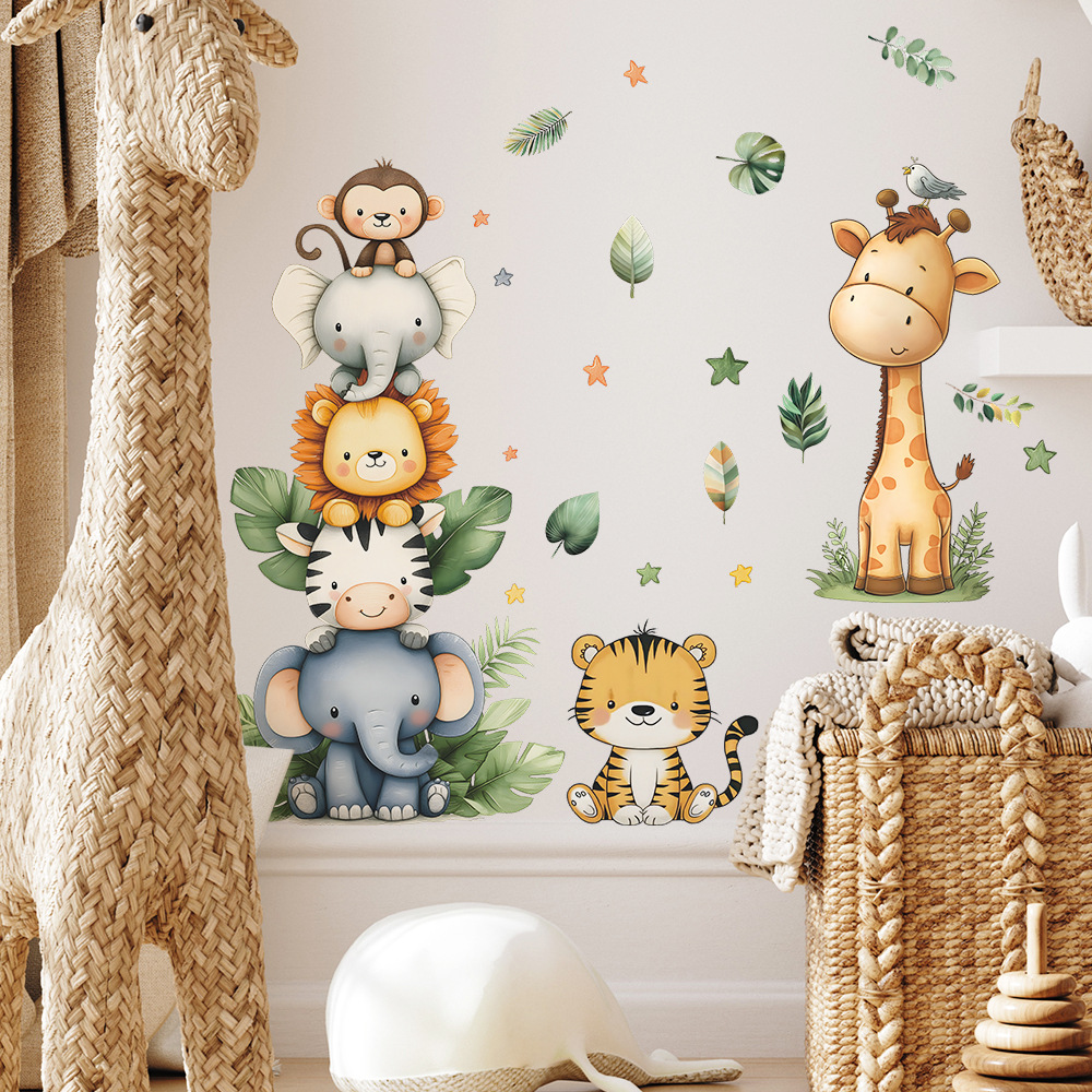 Boho Forest Animals Wall Stick - огляд і ціна Baby Nursery Modern