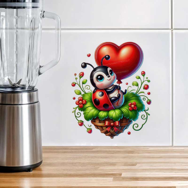 Cute Ladybug Wall Sticker Baby - огляд і ціна Baby Nursery Murals