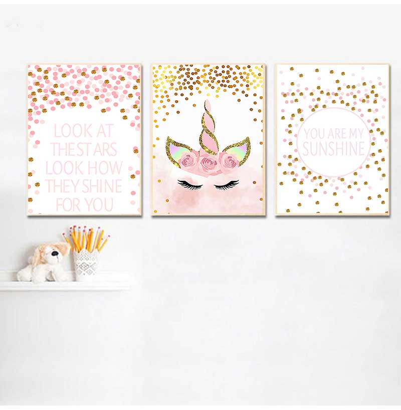 Decorative Picture Baby Girl B - огляд і ціна Baby Nursery Pink