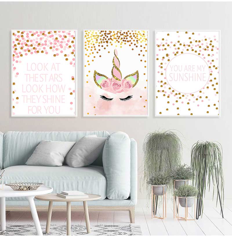 Decorative Picture Baby Girl B - огляд і ціна Baby Nursery Pink