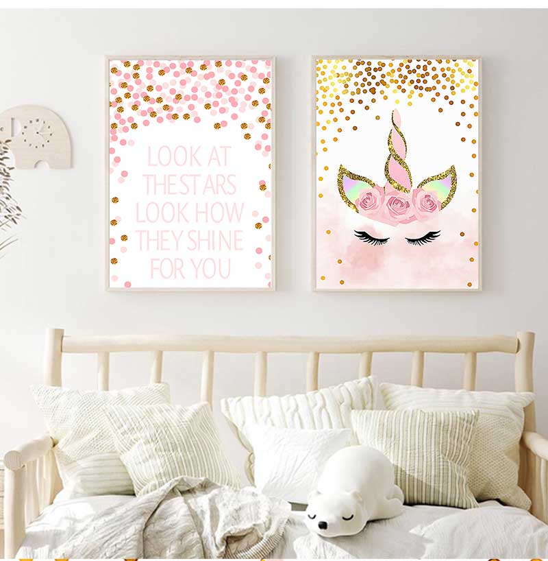 Decorative Picture Baby Girl B - огляд і ціна Baby Nursery Pink
