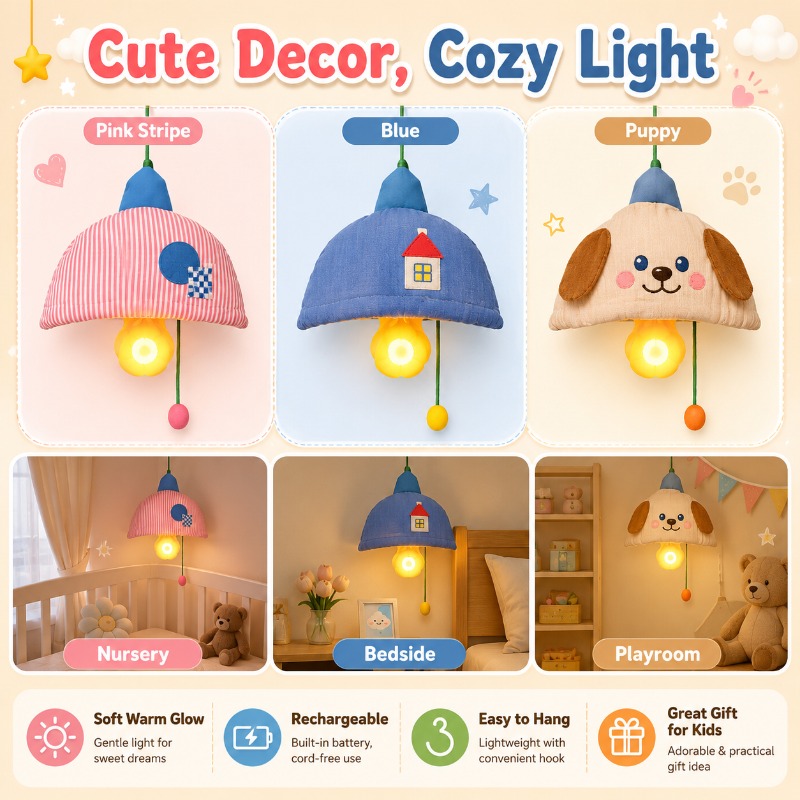 Rechargeable Hanging Night Lig - огляд і ціна Baby Nursery Lampshade