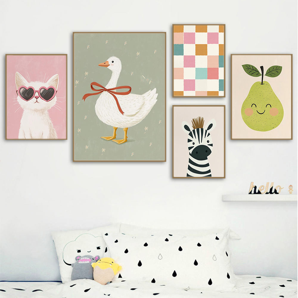 Room Prints Wall Art Baby Anim - огляд і ціна Baby Nursery Murals