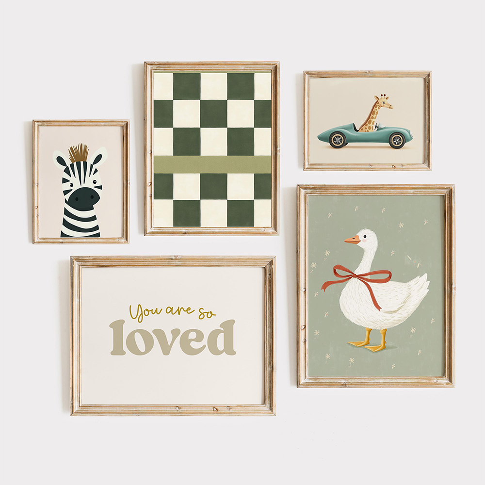 Room Prints Wall Art Baby Anim - огляд і ціна Baby Nursery Murals