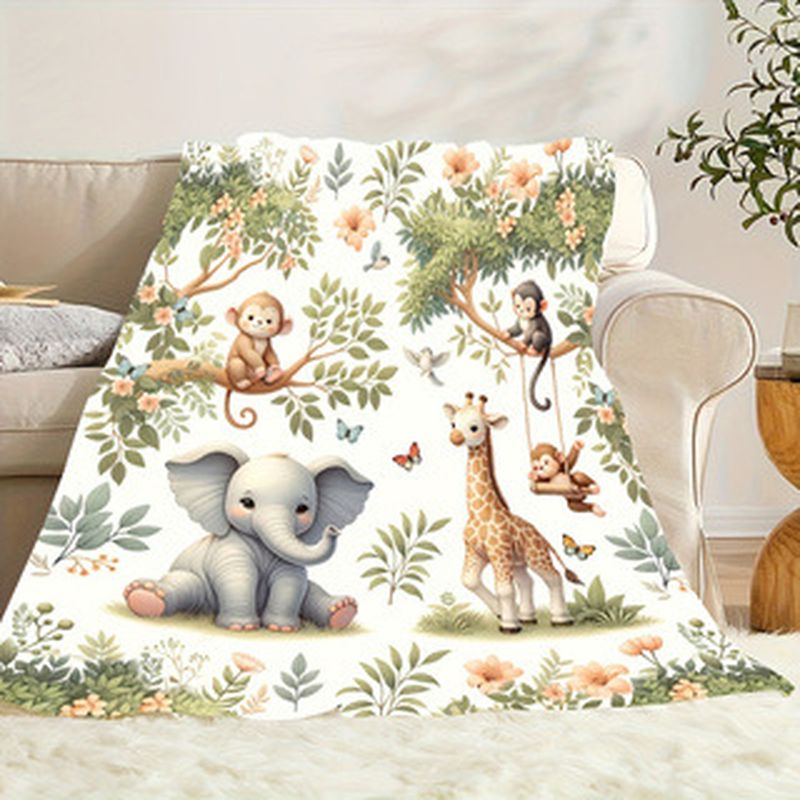 VIKAMA Watercolor Jungle Anima - огляд і ціна Baby Nursery Jungle Animals