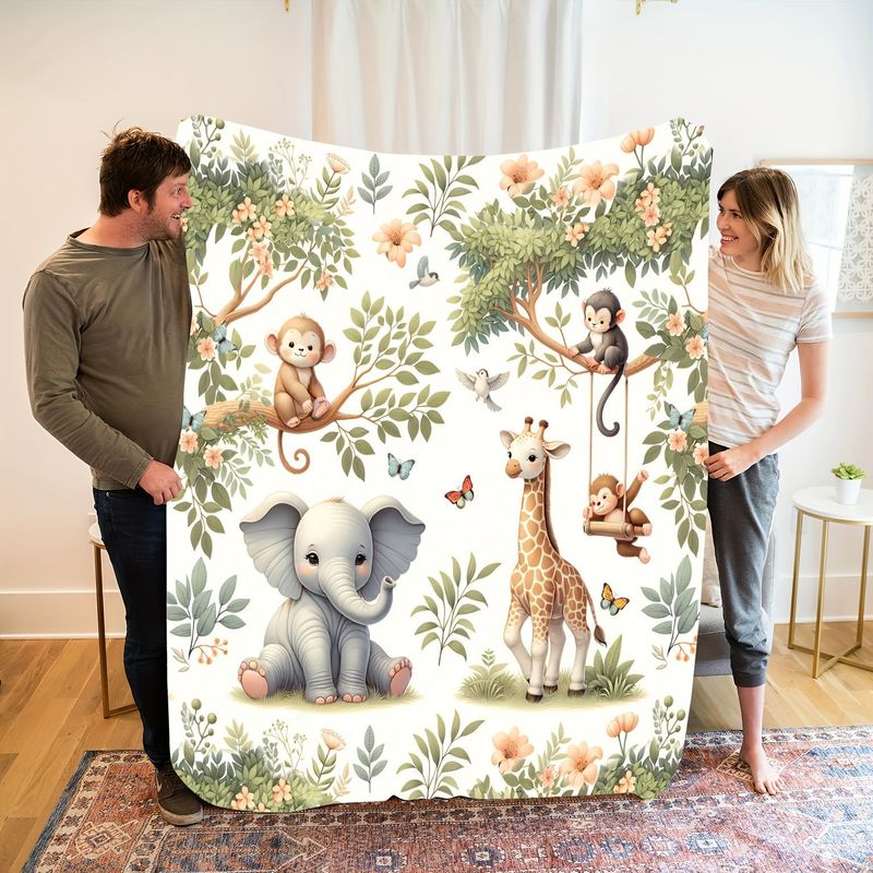 VIKAMA Watercolor Jungle Anima - огляд і ціна Baby Nursery Jungle Animals