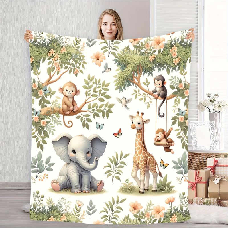 VIKAMA Watercolor Jungle Anima - огляд і ціна Baby Nursery Jungle Animals