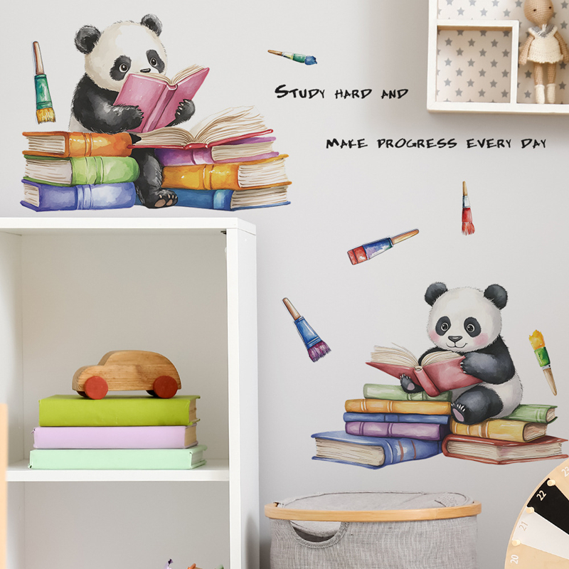 Study Read Cute Baby Panda 3D  - огляд і ціна Baby Nursery Murals