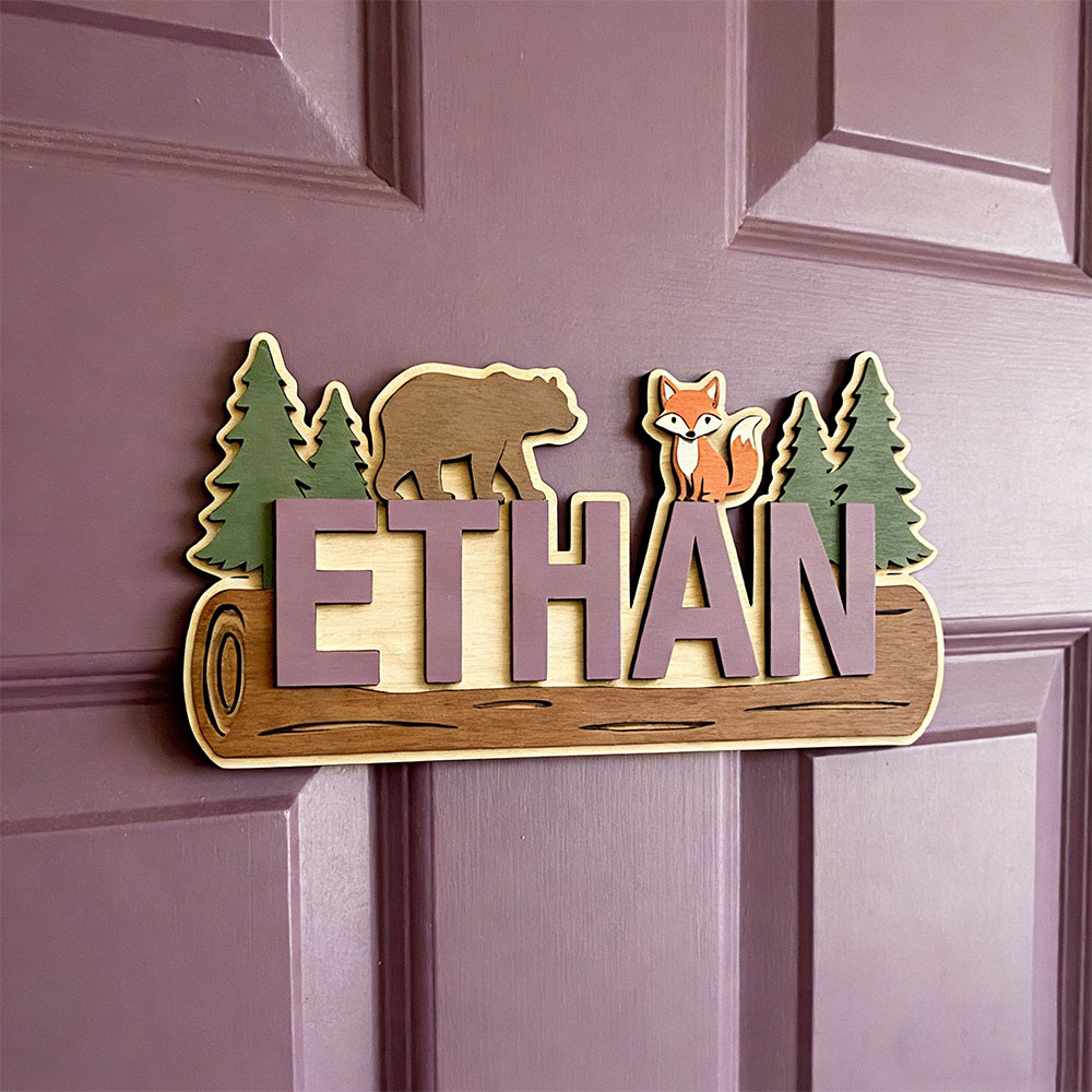 Woodland Forest Animal Persona - огляд і ціна Baby Nursery In