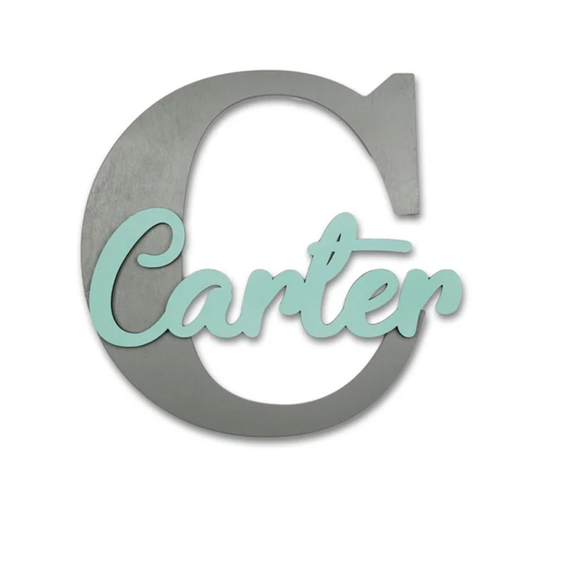 Wooden Letters, Baby Nursery W - огляд і ціна Baby Nursery Modern