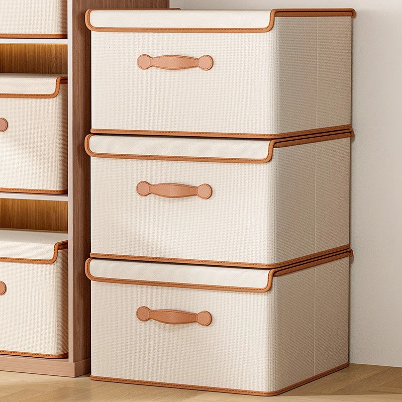 Large Capacity with Lid Wardro - огляд і ціна Storage Basket Fabric