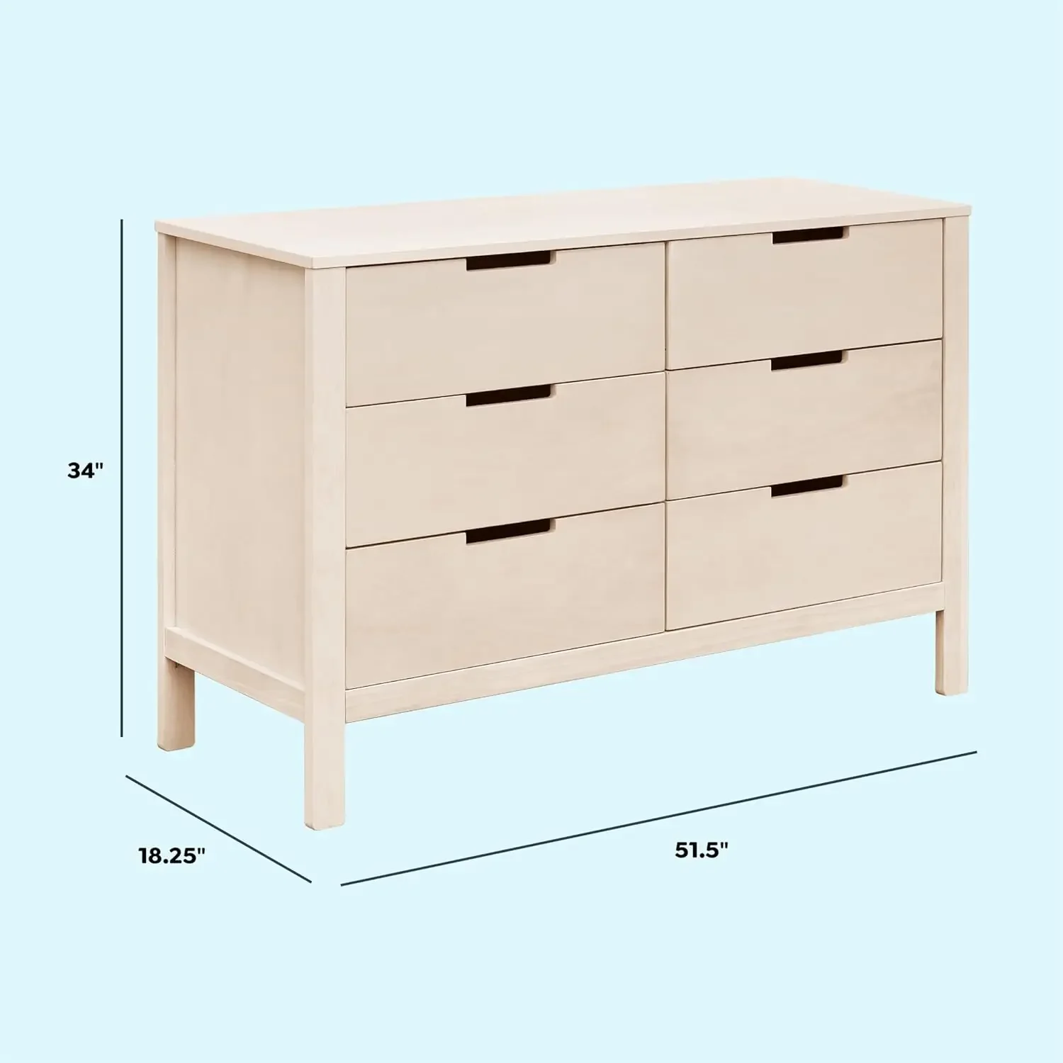 Double Chest of Drawers for Nu - огляд і ціна Baby Nursery Chest Of Drawers