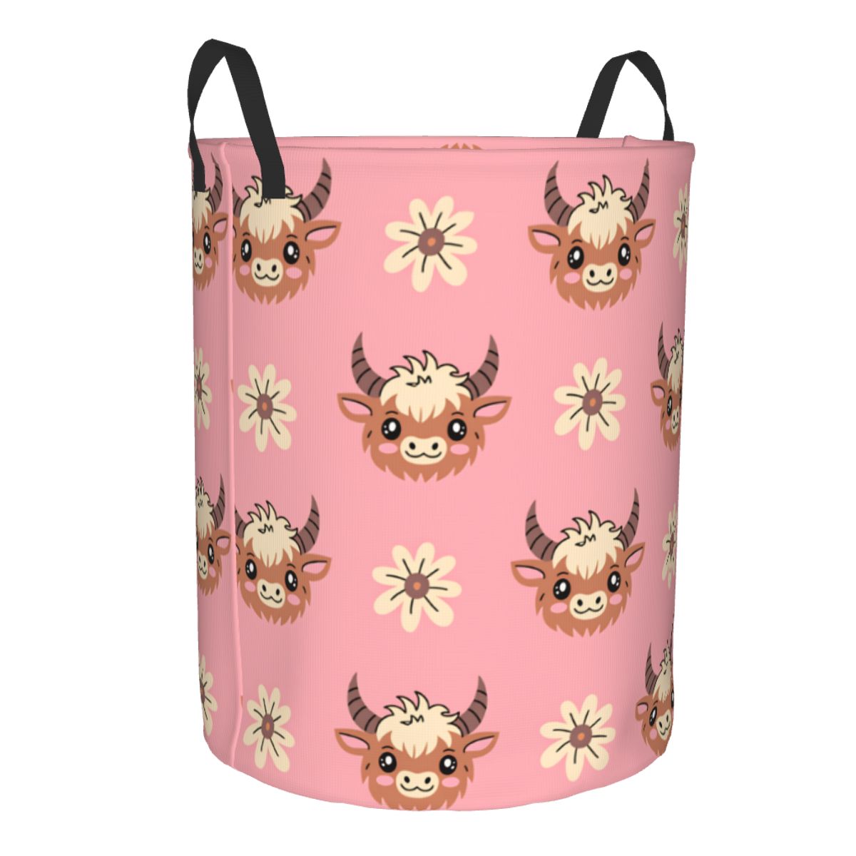 Cute Baby Highland Cows Laundr - огляд і ціна Baby Nursery Laundry Hamper