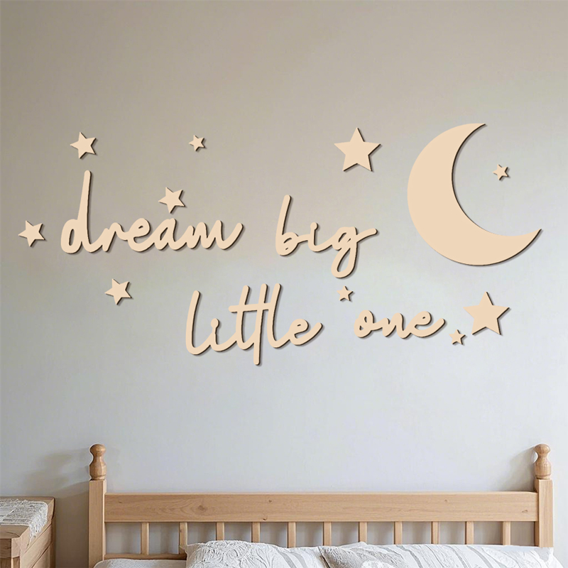 Dream Big Little One Wooden Si - огляд і ціна Baby Nursery Modern