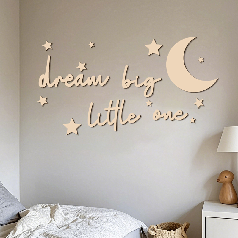 Dream Big Little One Wooden Si - огляд і ціна Baby Nursery Modern