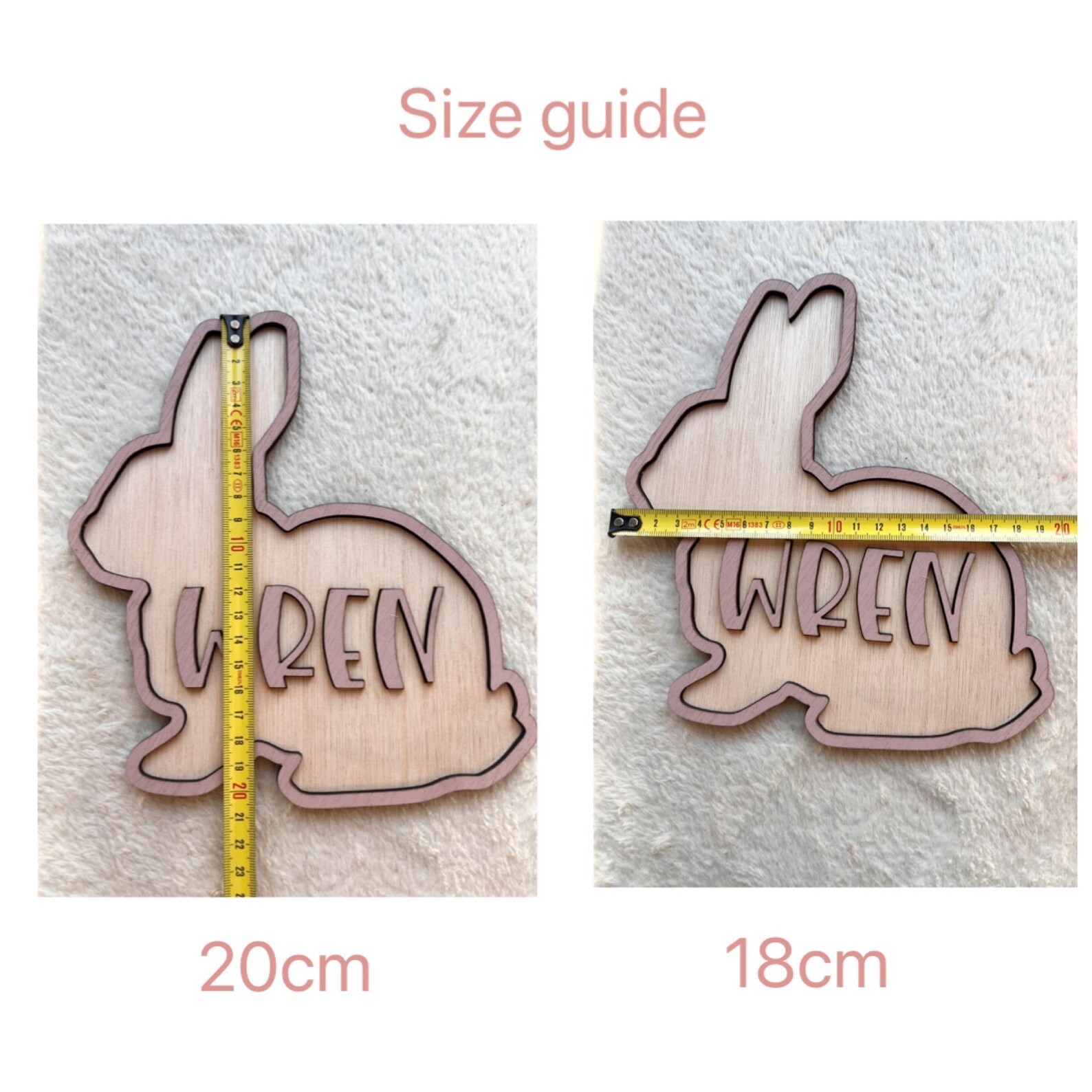 Personalized Bunny Name Wooden - огляд і ціна Baby Nursery Modern