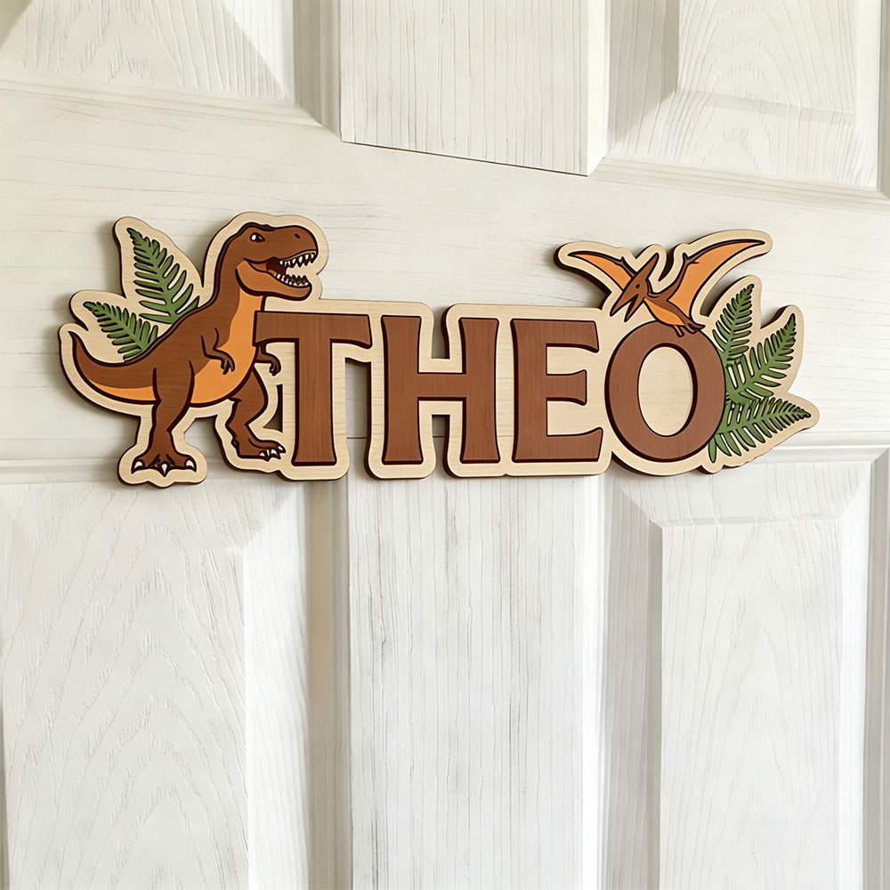 Personalized Dinosaur Name Sig - огляд і ціна Baby Nursery In