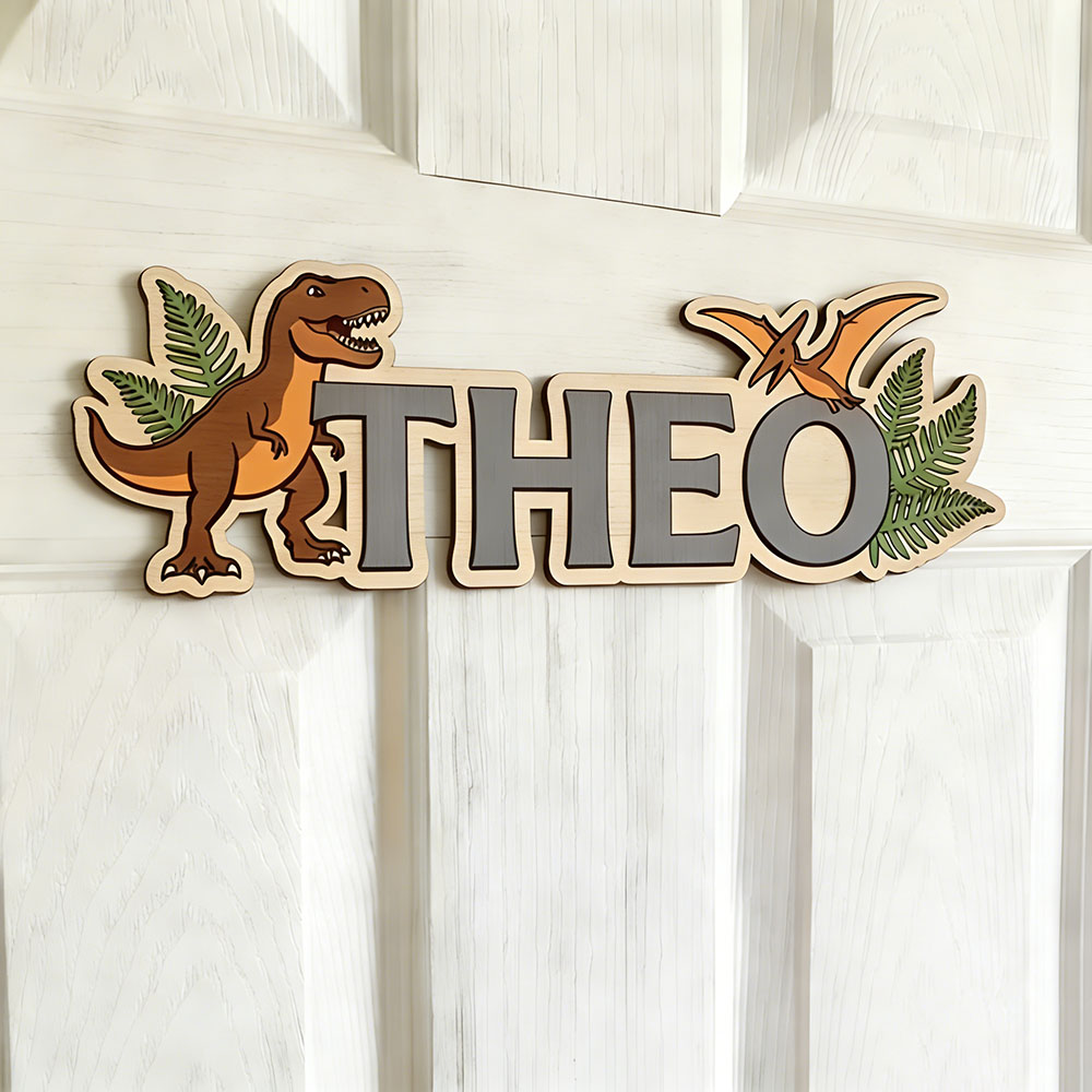 Personalized Dinosaur Name Sig - огляд і ціна Baby Nursery In