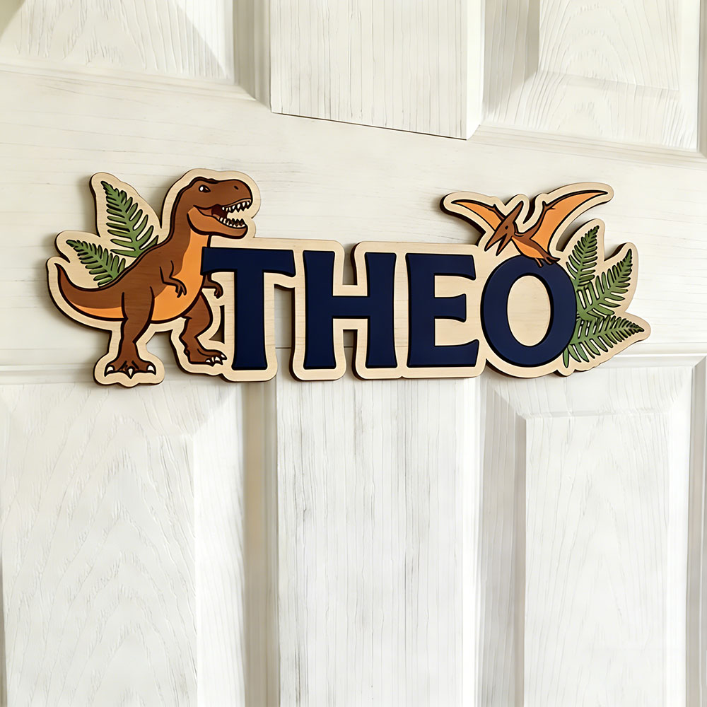 Personalized Dinosaur Name Sig - огляд і ціна Baby Nursery In