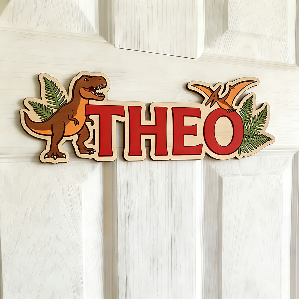 Personalized Dinosaur Name Sig - огляд і ціна Baby Nursery In