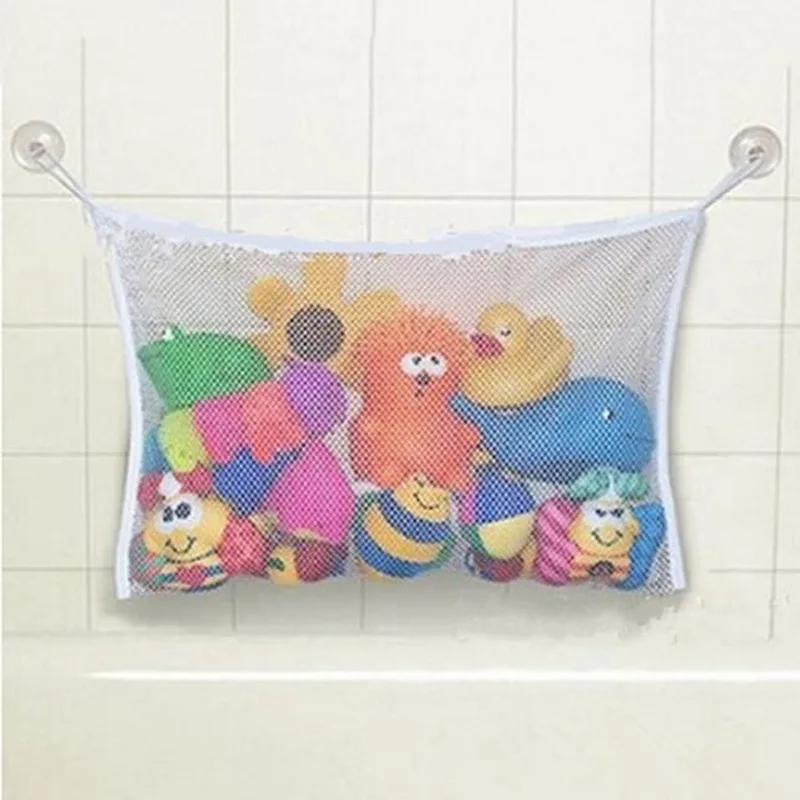 Baby Bathroom Mesh Bath Bag Ki - огляд і ціна Storage Basket Fabric