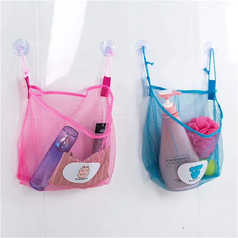 Baby Bathroom Mesh Bath Bag Ki - огляд і ціна Storage Basket Fabric