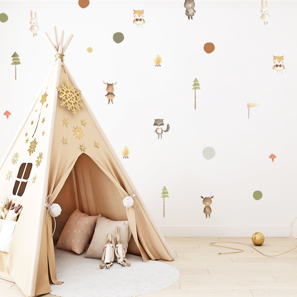 Cartoon Cute Fox Rabbit Animal - огляд і ціна Baby Nursery Modern