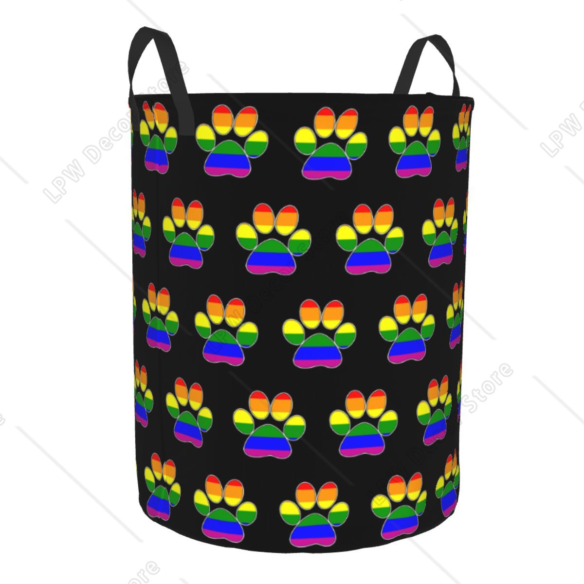 Custom LGBT Pride Gay Paw Laun - огляд і ціна Baby Nursery Laundry Hamper