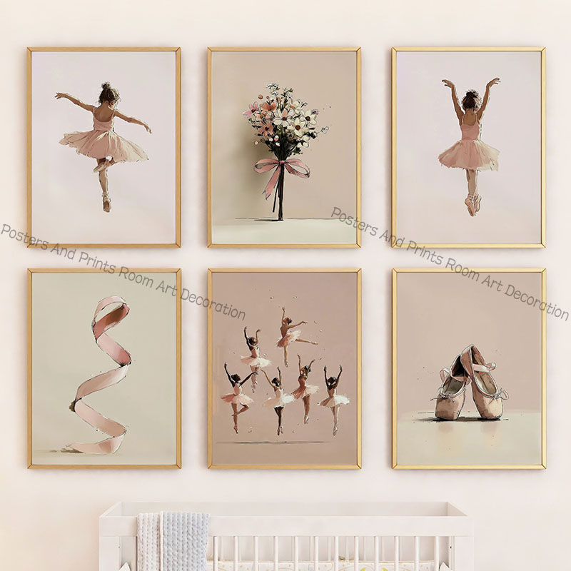 Modern Pink Baby Girl Ballet S - огляд і ціна Baby Nursery Pink