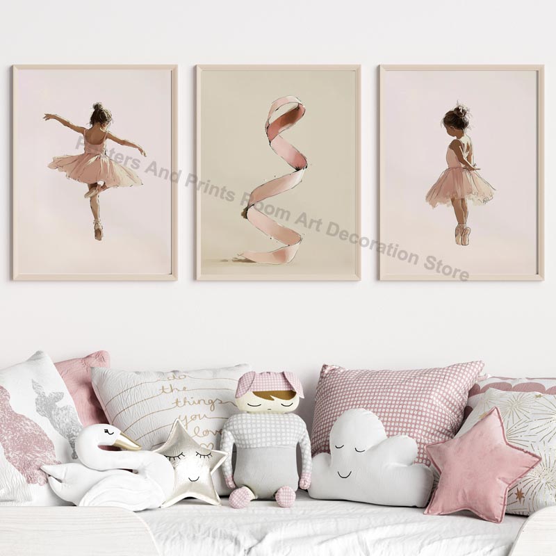 Modern Pink Baby Girl Ballet S - огляд і ціна Baby Nursery Pink