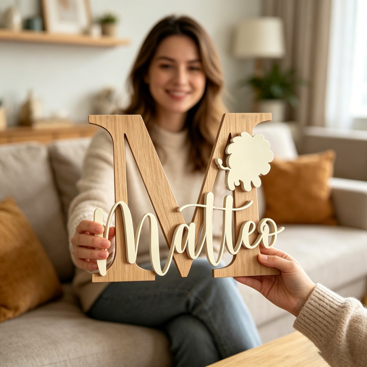 1Pc Custom Lion Name & Initial - огляд і ціна Baby Nursery In