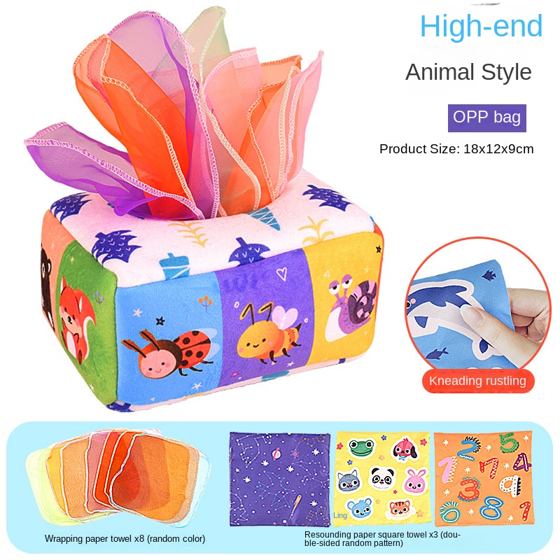 Baby Montessori Toy,Magic Tiss - огляд і ціна Storage Basket Fabric