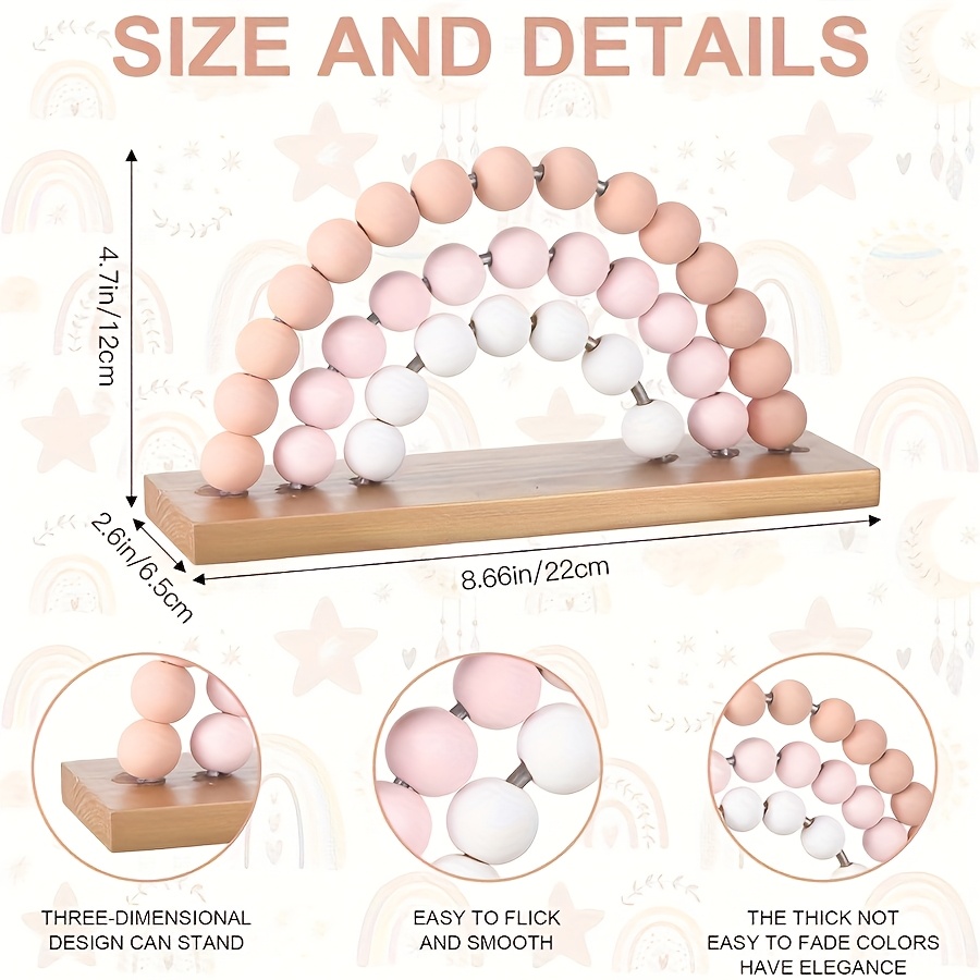Rainbow Girl 3D Baby Room Deco - огляд і ціна Baby Nursery Pink