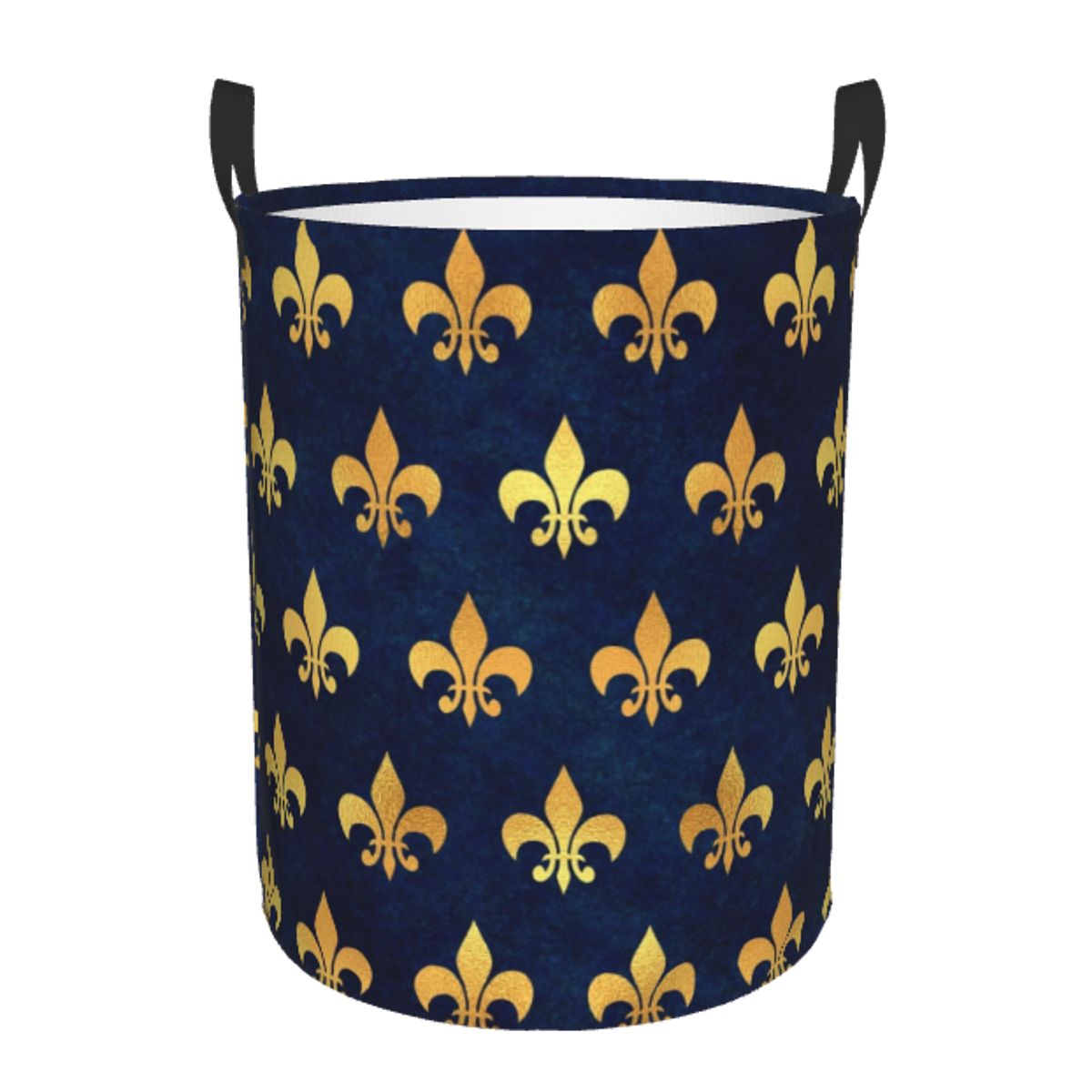 Royal Gold Blue Grunge Fleur D - огляд і ціна Baby Nursery Laundry Hamper