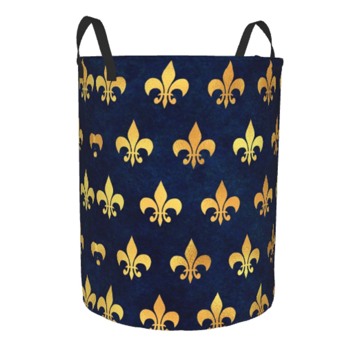 Royal Gold Blue Grunge Fleur D - огляд і ціна Baby Nursery Laundry Hamper