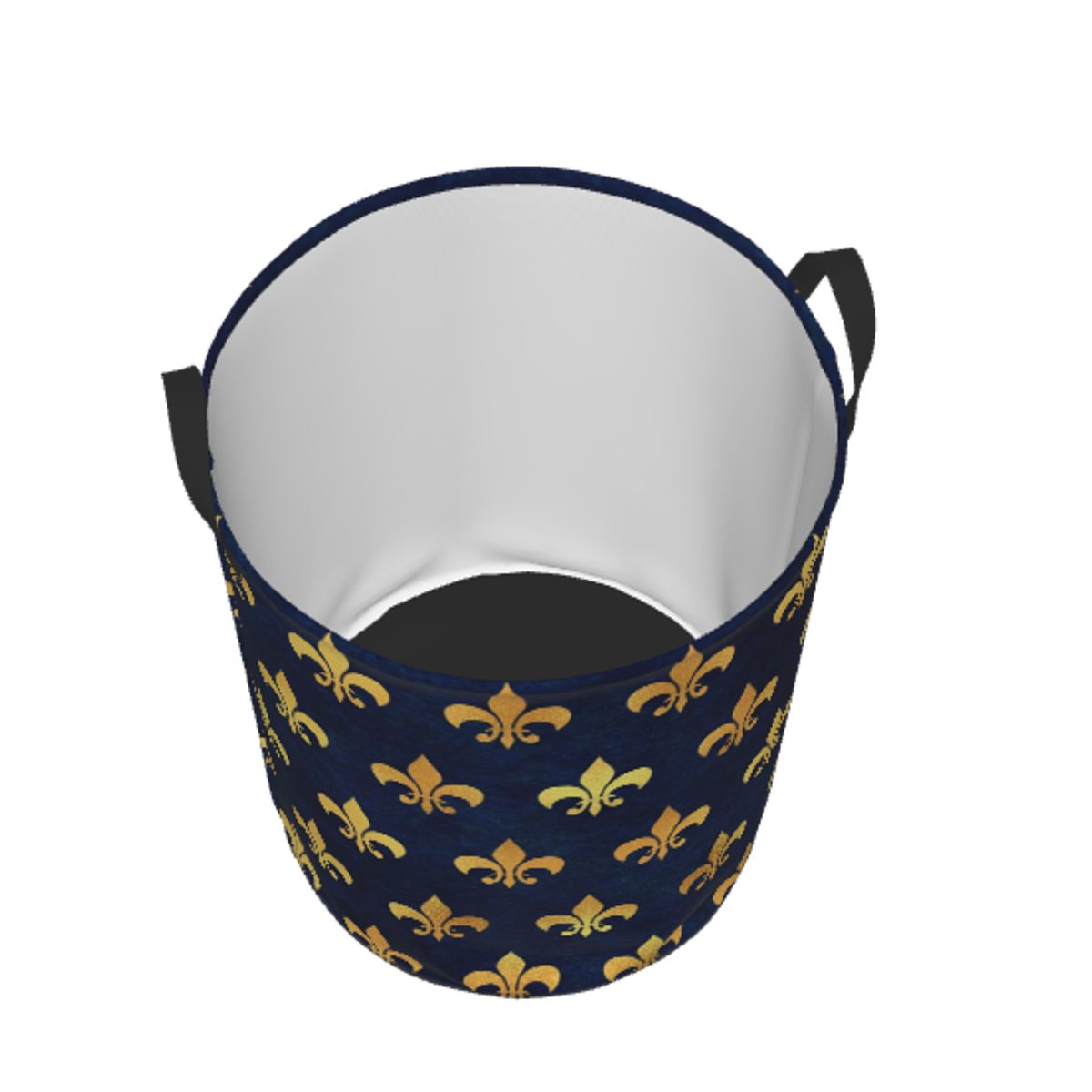 Royal Gold Blue Grunge Fleur D - огляд і ціна Baby Nursery Laundry Hamper