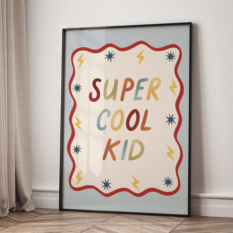 Funny Cartoon Super Cool Kid N - огляд і ціна Baby Nursery Modern
